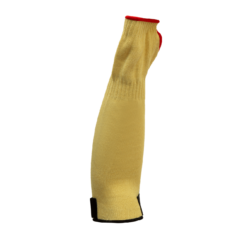 7 Guage Aramid Cut-Resistant Sleeves With Thumb Bowl