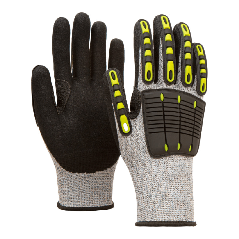 13 Guage HPPE Anti-Collision Attenuates Impact Sport Gloves
