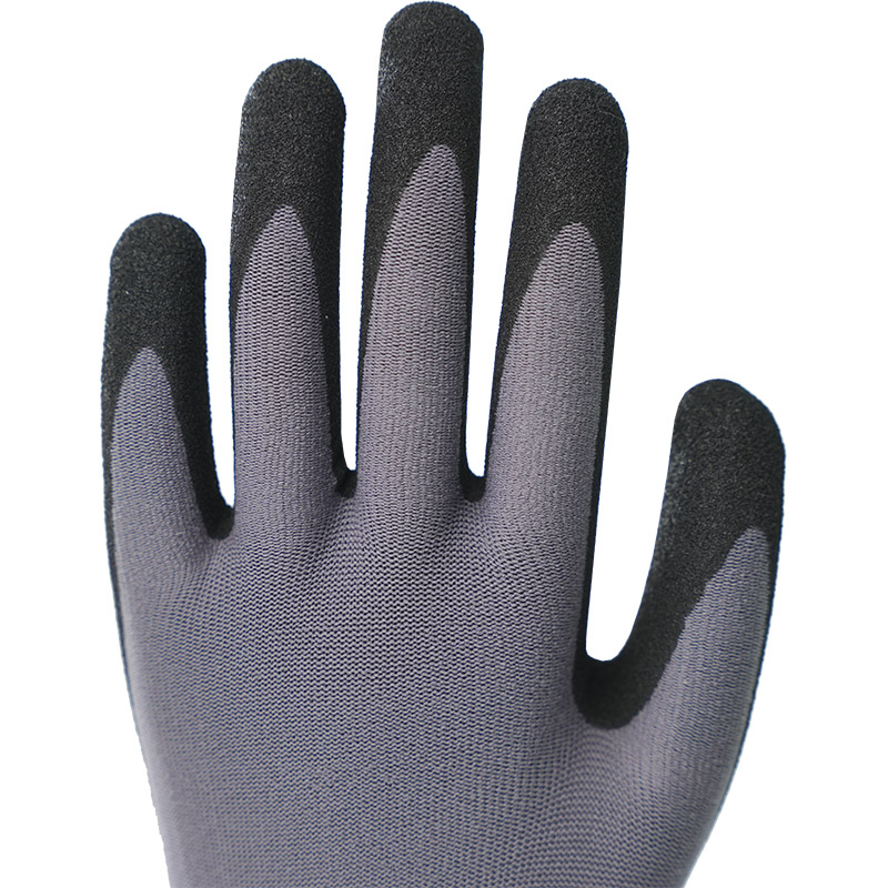 15 Guage Nylon Nitrile Gloves