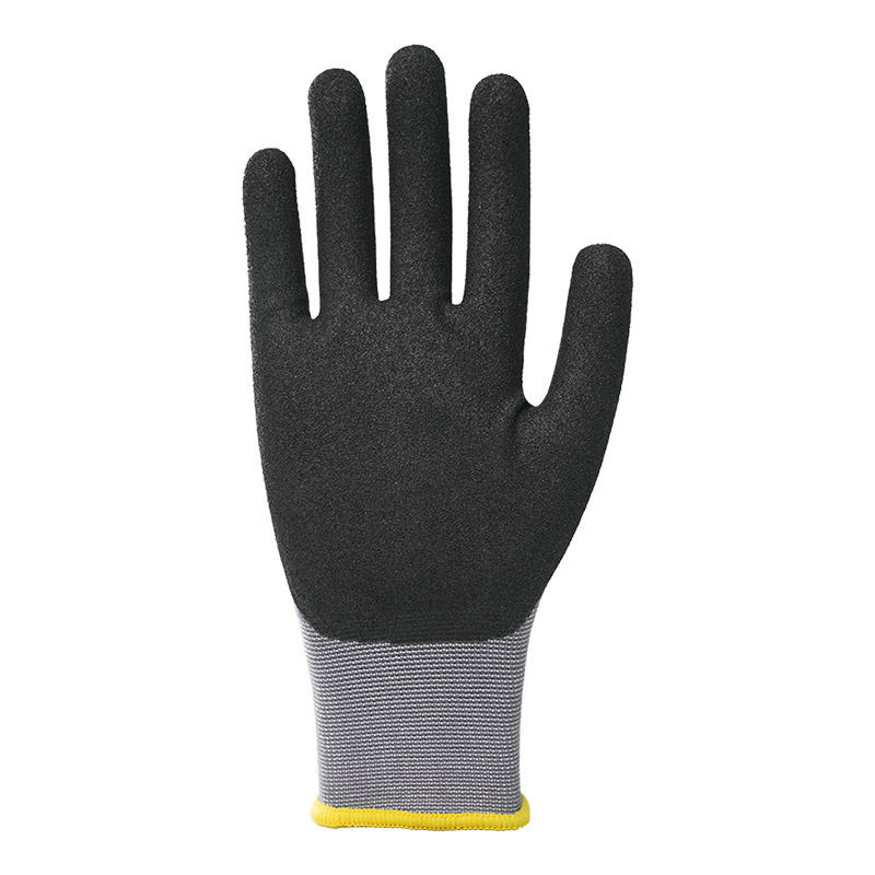 15 Guage Nylon Nitrile Gloves