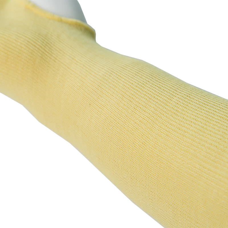 7 Guage Aramid Cut-Resistant Sleeves With Thumb Bowl