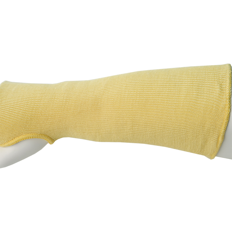 7 Guage Aramid Cut-Resistant Sleeves With Thumb Bowl