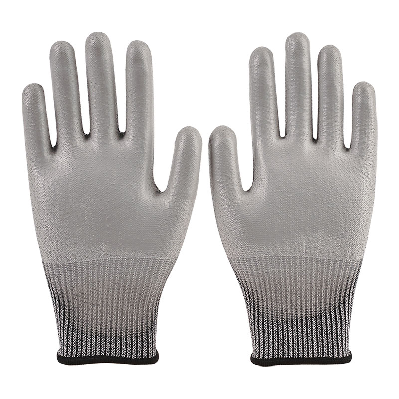 13 Guage Anti Cutting PU Gloves A5