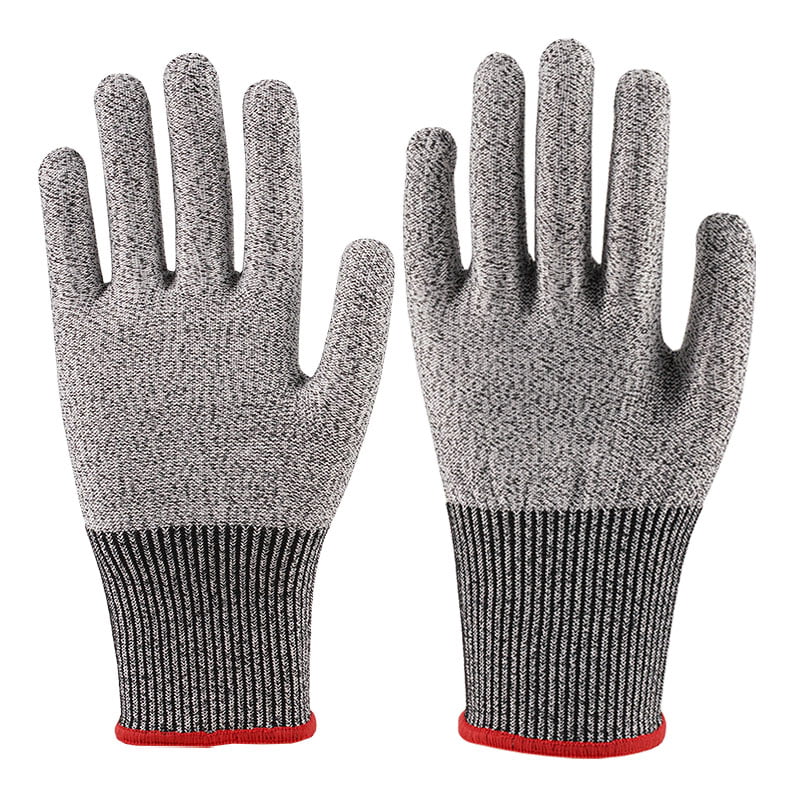 13 Guage Hemp Ash Anti Cutting Gloves A5