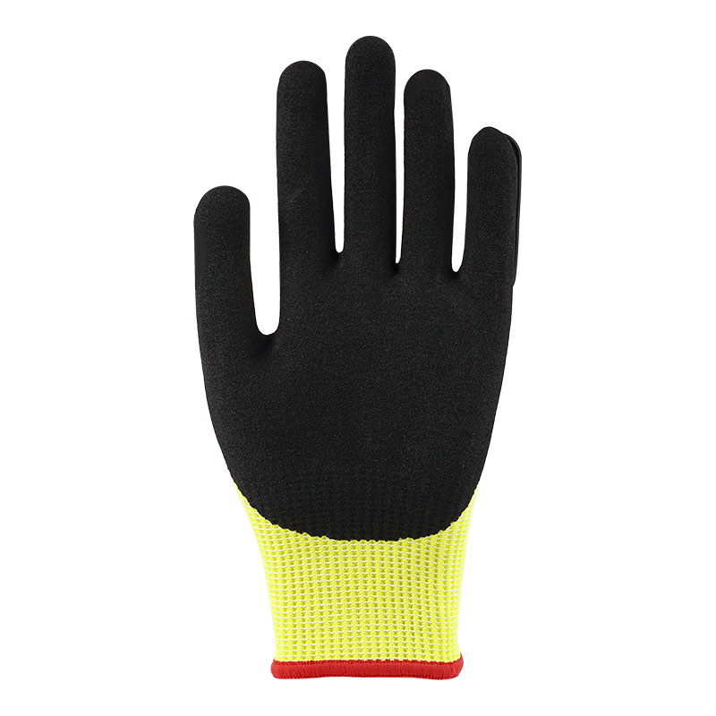 13 Guage Fluorescent Yellow Anti-vibration Gloves A5