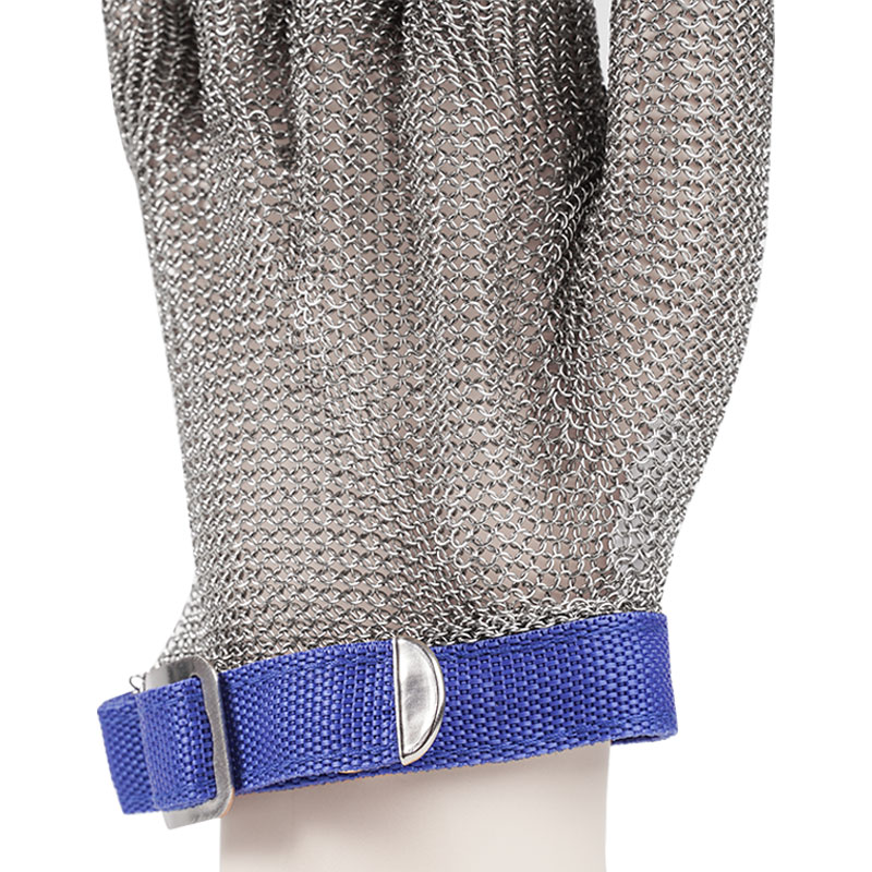 304 Stainless Steel Metal Mesh Cut Resistant Gloves Level 9