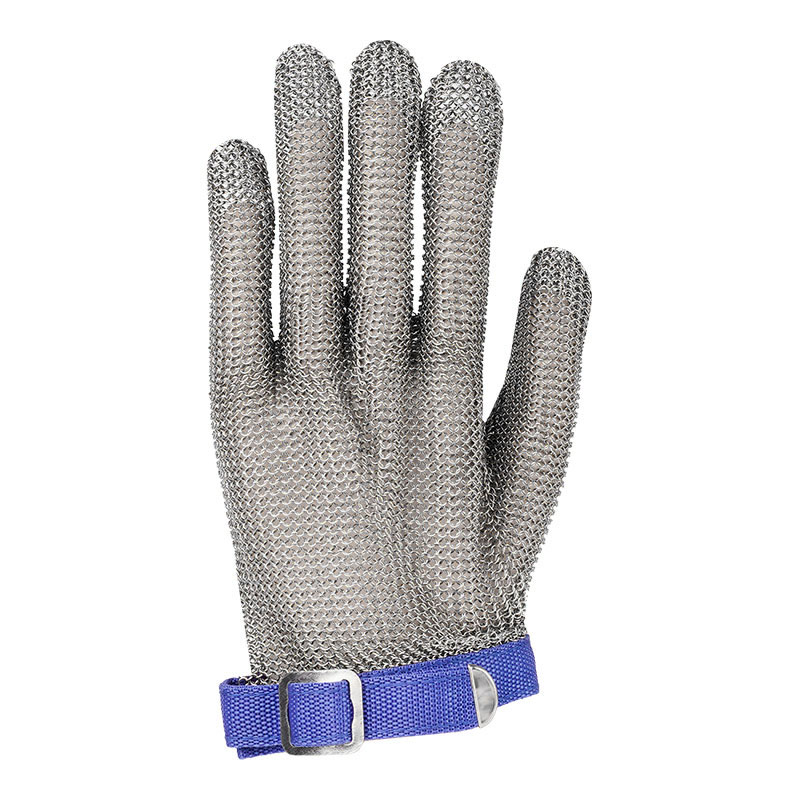 304 Stainless Steel Metal Mesh Cut Resistant Gloves Level 9